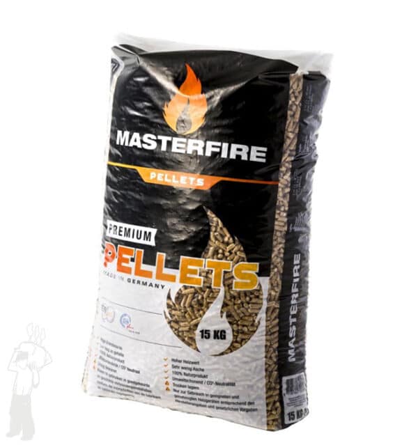 Masterfire houtpellets 15 kg zak | De Groene Kolenboer