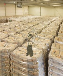Volle pallet Badger Pellets | ENplus A1 houtpellets | 100% naaldhout (witte houtpellets) 975kg