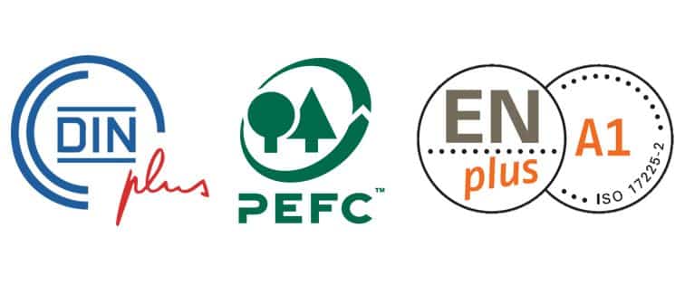 ENplus A1, DINplus en PEFC gecertificeerd