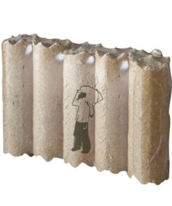 Alternative view of Ronde Briketten (480 kg) | Berken- en dennenhout zaagmix