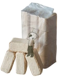 Alternative view of RUF Briketten (960 kg) | Berkzaagsel
