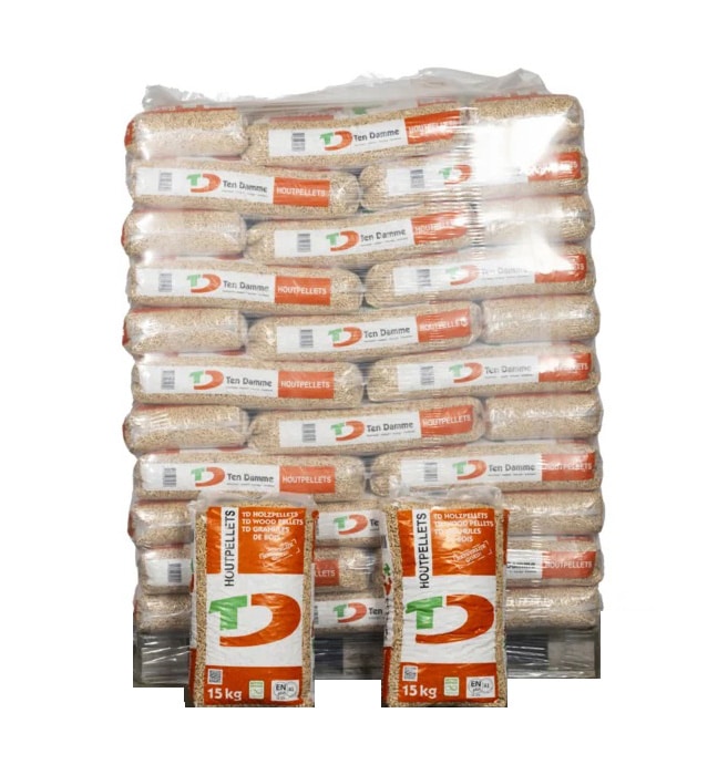 Ten Damme houtpellets wit