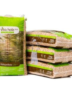 Vita Holz pellets | ENplus A1 houtpellets | 100% naaldhout (witte houtpellets)