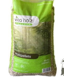 Vita Holz pellets | ENplus A1 houtpellets | 100% naaldhout (witte houtpellets)